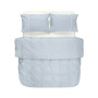 Постільна білизна Lotus Home - Premium Percale Stripe блакитний євро