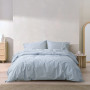 Постільна білизна Lotus Home - Premium Percale Stripe блакитний євро
