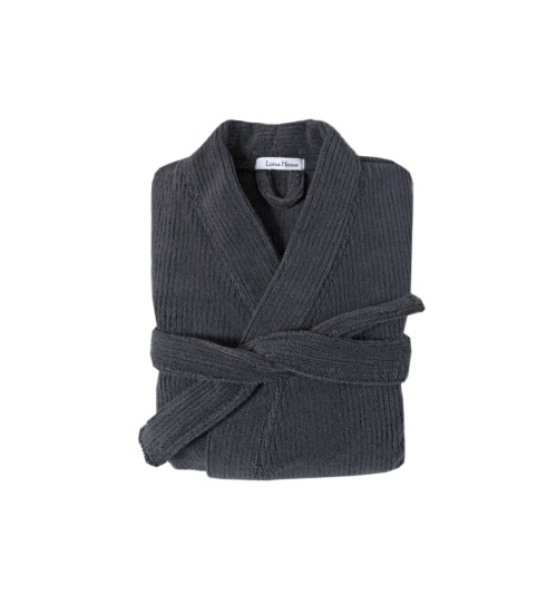 Халат-кімоно Lotus Home - Bold New antrasit махровий S/M
