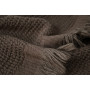 Рушник Lotus Home - Rius dark brown темно-коричневий 90*170