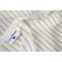 Рушник Lotus Home Готель Premium - Microcotton Stripe Ecru-Kahve 50*90 550 г/м²
