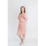 Халат Lotus Home - Motty muslin пудровый S/M