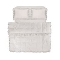 Постільна білизна Lotus Home Washed cotton - Kansas fly бежевий євро