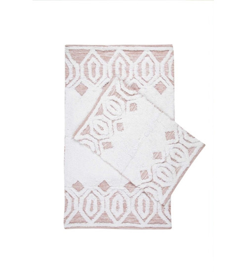 Набор ковриков Irya - Sherry rose розовый 60*90+40*60