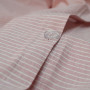 Постільна білизна Lotus Home - Premium Percale Stripe рожевий сімейний