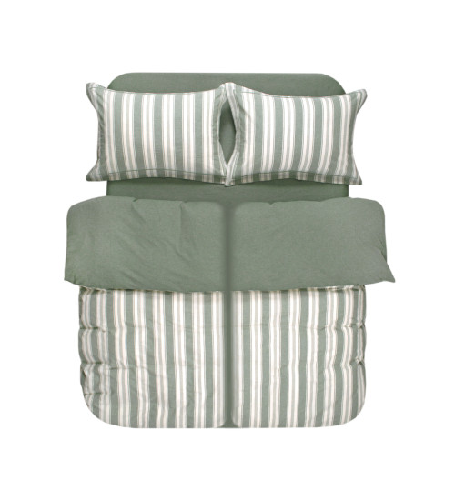 Постільна білизна Lotus Home - Edmonta green сімейний