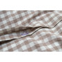 Постільна білизна Lotus Home - Checked Gingham кавовий сімейний