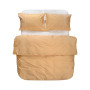 Постільна білизна Lotus Home - Premium Percale Stripe жовтогарячий євро