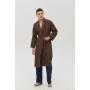 Халат Lotus Home - Waffle brown 2XL