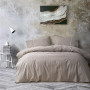 Постільна білизна Lotus Home - Premium Stripe коричневий євро