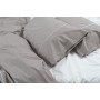 Постільна білизна Lotus Home - Premium Stripe коричневий євро