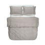 Постільна білизна Lotus Home - Premium Stripe коричневий євро