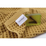 Рушник вафельний Waffle Турція mustard гірчичний 50*90