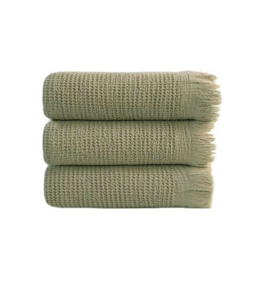 Рушник Lotus Home - Rius olive оливковий 50*100