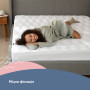Наматрацник  160х200х35 см Lux Elite з бортом  щіл. 250 гр/м2