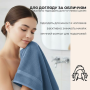 Рушник махровий OrganicSoft Premium 30*30 550 г/м2 Синій