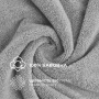 Рушник махровий OrganicSoft Premium 30*30 550 г/м2 Світло-сірий