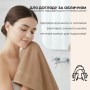 Рушник махровий OrganicSoft Premium 30*30 550 г/м2 Бежевий