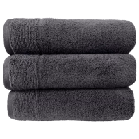 Рушник махровий Туреччина OrganicSoft Premium 50*90 600 г/м2 Антрацит