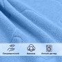 Рушник махровий для ніг Туреччина OrganicSoft Premium 50*70 700 г/м² Синій