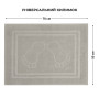 Рушник махровий для ніг Туреччина OrganicSoft Premium 50*70 700 г/м² Світло-сірий