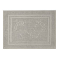 Рушник махровий для ніг Туреччина OrganicSoft Premium 50*70 700 г/м² Світло-сірий