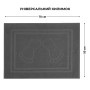Рушник махровий для ніг Туреччина OrganicSoft Premium 50*70 700 г/м² Антрацит