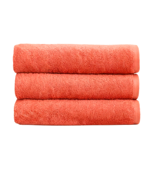 Рушник махровий Natural Soft Premium 70*140 550 г/м2 Кораловий