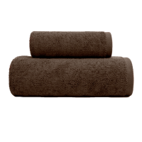 Набір рушників махрових Natural Soft Premium 50*90+70*140 560 г/м2 Коричневий
