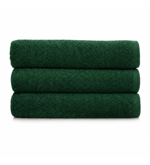 Рушник махровий Natural Soft Premium 50*90 500 г/м2 Темно-зелений