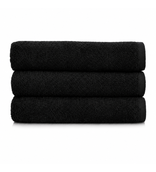 Рушник махровий Natural Soft Premium 50*90 500 г/м2 Чорний