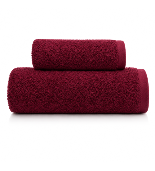 Набір рушників махрових Natural Soft Premium 50*90+70*140 500 г/м2 Червоний