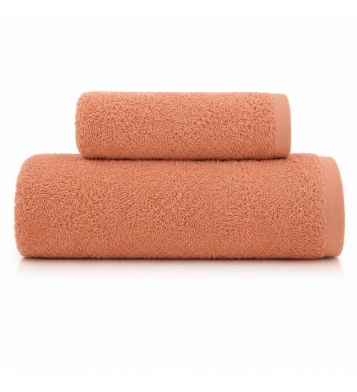 Набір рушників махрових Natural Soft Premium 50*90+70*140 500 г/м2 Персик