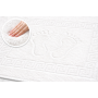 Рушник махровий для ніг Natural Soft Premium Білий 50*70 700 г/м² 