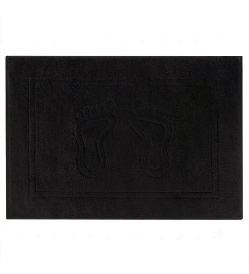 Рушник махровий для ніг Natural Soft Premium Чорний 50*70 700 г/м²
