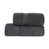 Набір рушників Grand soft антрацит 50*90+90*150 650 г/м2