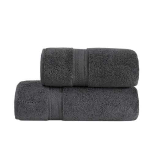 Набір рушників Grand soft антрацит 50*90+70*140 650 г/м2