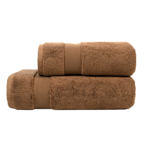Набір рушників махрових Gold Premium Serenity кавовий 50*90+90*150 см 800 г/м2