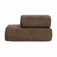 Набір рушників Premium Microcotton Коричневий 50*90+70*140 550 г/м²