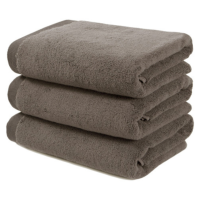 Рушник махровий Готель Premium Microcotton Коричневий 70*140 550 г/м²