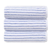 Рушник махровий Готель Premium Microcotton White-Blue 70*140 550 г/м²