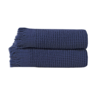 Набір рушників Premium Waffle - navy синій 50*100+90*170 см