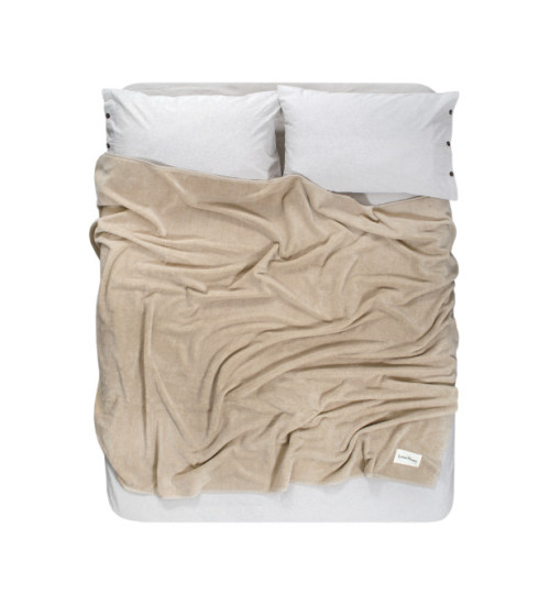 Покривало (простирадло) Lotus Home - Premium Microcotton Kahve 160*210