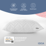 Подушка 70*70 Готельна nordic comfort біла чохол стьобаний