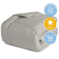 Ковдра 140х210 см nordic comfort всесезонна сіра