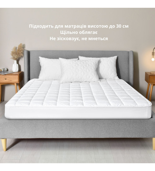 Наматрацник 90*200+35 Dream надщільний 300 г/м2 натяжним бортом по периметру Наматрацник 90*200+35 Dream надщільний 300 г/м2 натяжним бортом по периметру
